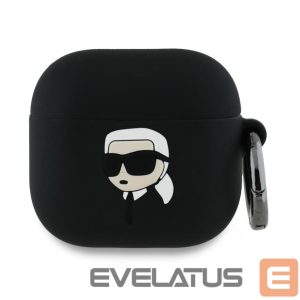 Muud kaubad Karl Lagerfeld  Karl Lagerfeld Silicone Karl Head 3D Case for AirPods 4 - Black 