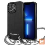 Tagakaaned Karl Lagerfeld  Karl Lagerfeld Monogram Plaque Case for iPhone 13 Pro / 13 6.1" - Blackx 