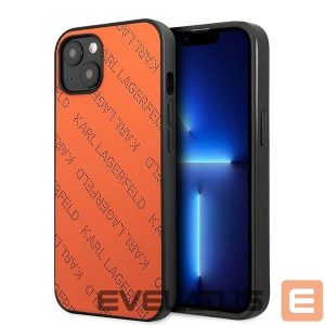 Muud kaubad Karl Lagerfeld  Karl Lagerfeld Perforated Allover Case for iPhone 13 / 14 / 15 6.1" - Orange 