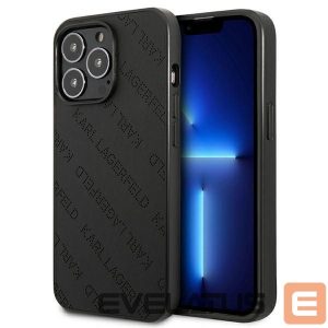 Muud kaubad Karl Lagerfeld  Karl Lagerfeld Perforated Allover iPhone 13 Pro Max 6.7" Case - Black 