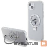 Tagakaaned Karl Lagerfeld  Karl Lagerfeld KLHMP15MHMRSKCH iPhone 15 Plus / 14 Plus 6.7" white/white hardcase Ring Stand Karl&Choupette MagSafe 
