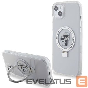 Muud kaubad Karl Lagerfeld  Karl Lagerfeld KLHMP15MHMRSKCH iPhone 15 Plus / 14 Plus 6.7" white/white hardcase Ring Stand Karl&Choupette MagSafe 