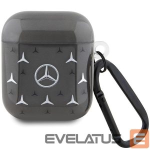 Muud kaubad Mercedes-Benz  Mercedes MEA28DPMGS AirPods 1/2 cover black/black Large Star Pattern 