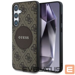 Muud kaubad Guess  Guess 4G Round Patch Classic Logo MagSafe Case for Samsung Galaxy S25 Plus Brown 