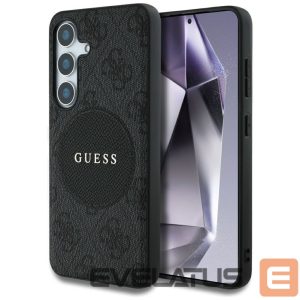 Muud kaubad Guess  Guess 4G Round Patch Classic Logo MagSafe case for Samsung Galaxy S25 Plus black 
