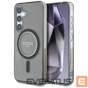 Muud kaubad Guess  Guess Glitter Circle Classic Logo MagSafe case for Samsung Galaxy S25 black 