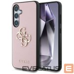 Muud kaubad Guess  Guess Grained Big 4G Logo Small Classic Logo case for Samsung Galaxy S25 pink 