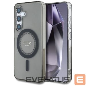 Muud kaubad Guess  Guess Rhinestones Printed Classic Logo MagSafe Samsung Galaxy S25 case black 