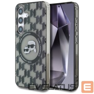 Muud kaubad Karl Lagerfeld  Case Karl Lagerfeld Button Karl&Choupette Heads On KL Pattern MagSafe Samsung Galaxy S25 black 