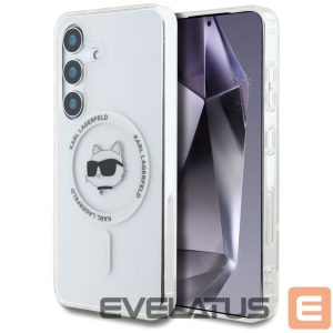 Muud kaubad Karl Lagerfeld  Case Karl Lagerfeld Button Choupette Head Printed Logo MagSafe Samsung Galaxy S25 white 