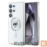 Muud kaubad Karl Lagerfeld  Case Karl Lagerfeld Button Choupette Head Printed Logo MagSafe Samsung Galaxy S25 Ultra white 