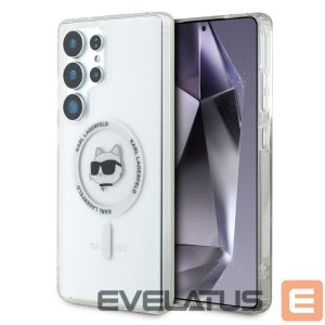 Muud kaubad Karl Lagerfeld  Case Karl Lagerfeld Button Choupette Head Printed Logo MagSafe Samsung Galaxy S25 Ultra white 