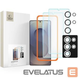 Muud kaubad Tech-Protect  Tech-Protect Supreme Set for Samsung Galaxy S25 Ultra 2x Tempered Glass Screen Protector / Camera Tempered Glass - Clear 