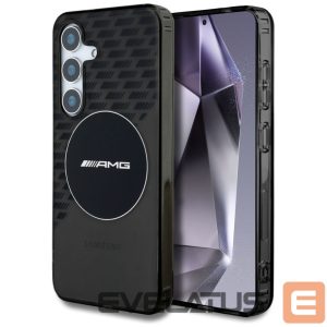 Muud kaubad Mercedes-Benz  AMG Transparent Rhombs MagSafe Case for Samsung Galaxy S25 - Black 