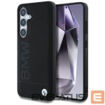 Tagakaaned BMW  BMW Leather Big Wordmark Case for Samsung Galaxy S25+ - Black 