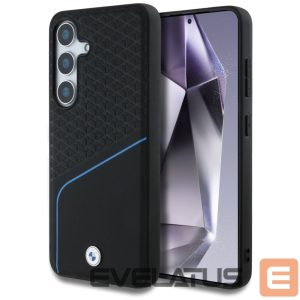 Muud kaubad BMW  BMW Leather Textured and Smooth MagSafe Case for Samsung Galaxy S25 - Black 