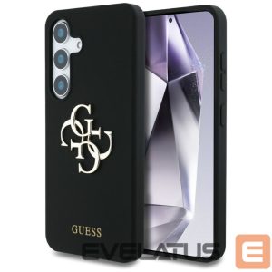 Muud kaubad Guess  Guess Silicone Big 4G Logo Bottom Script case for Samsung Galaxy S25 - black 