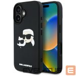 Muud kaubad Karl Lagerfeld  Karl Lagerfeld HC 3D Rubber Double Heads iPhone 16 Case - Black 