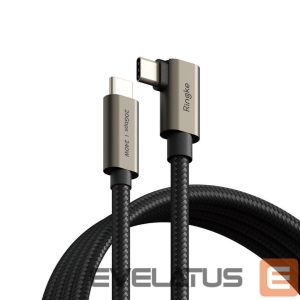 Muud kaubad Ringke  Ringke 3.2 gen. 2x2 USB-C, PD 3.1 240W 2m angled cable - black 