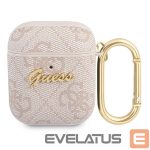 Muud kaubad Guess  Guess 4G Script Metal Collection Case for AirPods 1 / 2 - Pink 