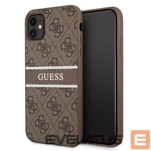 Muud kaubad Guess  Guess 4G Stripe case for iPhone 11 / Xr 6.1" - brown 