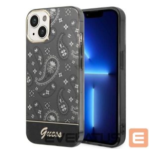 Muud kaubad Guess  Guess Bandana Paisley Case for iPhone 14 / 15 / 13 6.1" - Black 
