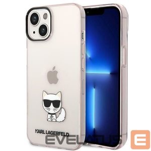 Muud kaubad Karl Lagerfeld  Karl Lagerfeld Transparent Choupette Body Case for iPhone 14 Plus / 15 Plus 6.7" - Pink 