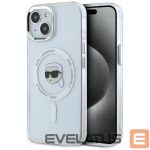 Muud kaubad Karl Lagerfeld  Karl Lagerfeld IML Metal Karl Head MagSafe Case for iPhone 15 White 