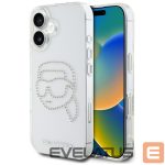 Muud kaubad Karl Lagerfeld  Karl Lagerfeld IML Rhinestones Karl Head Case for iPhone 16 Clear 