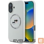 Muud kaubad Karl Lagerfeld  Karl Lagerfeld Silicone Double Heads And Circle MagSafe case for iPhone 16 beige 
