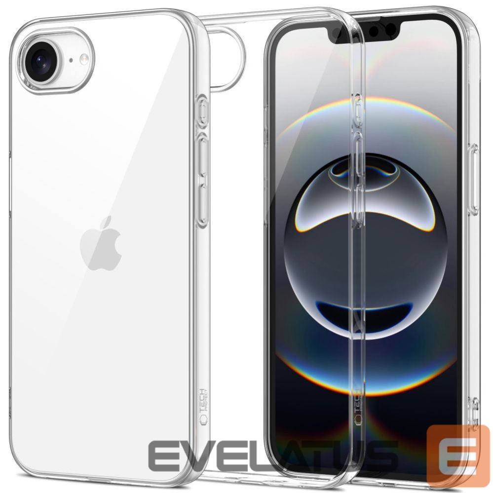Muud kaubad Tech-Protect Tech-Protect FlexAir Case for iPhone 16e / 17e - Transparent