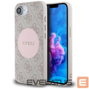 Muud kaubad Guess  Guess 4G Circle Classic Logo MagSafe case for iPhone 16e - pink 
