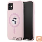 Muud kaubad Karl Lagerfeld  Karl Lagerfeld Silicone Karl&Choupette MagSafe iPhone 11 Case - Pink 