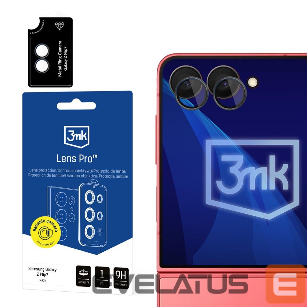 Muud kaubad 3MK 3mk Lens Protection Pro Camera Glass for Samsung Galaxy Z Flip 7 - Black