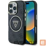 Muud kaubad Guess  Guess IML Metal Glitter 4G Circle Triangle MagSafe Case for iPhone 16 Pro - Black 