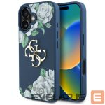 Muud kaubad Guess  Guess Grained Roses Big 4G logo case for iPhone 16 - blue 