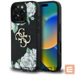 Muud kaubad Guess  Guess Grained Roses Big 4G logo iPhone 16 Pro case - black 
