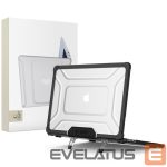 Muud kaubad Tech-Protect  Tech-Protect SmartShell Pro case for MacBook Air 13" 2023-2025 M2 / M3 / M4 - transparent and black 
