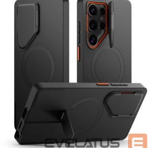 Muud kaubad Tech-Protect  Tech-Protect Kevlar Aura MagSafe Case for Samsung Galaxy S25 Ultra - Black/Orange 