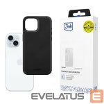 Muud kaubad 3MK  3mk Hardy Apple Silky Leather MagCase for Apple iPhone 15 - Black 