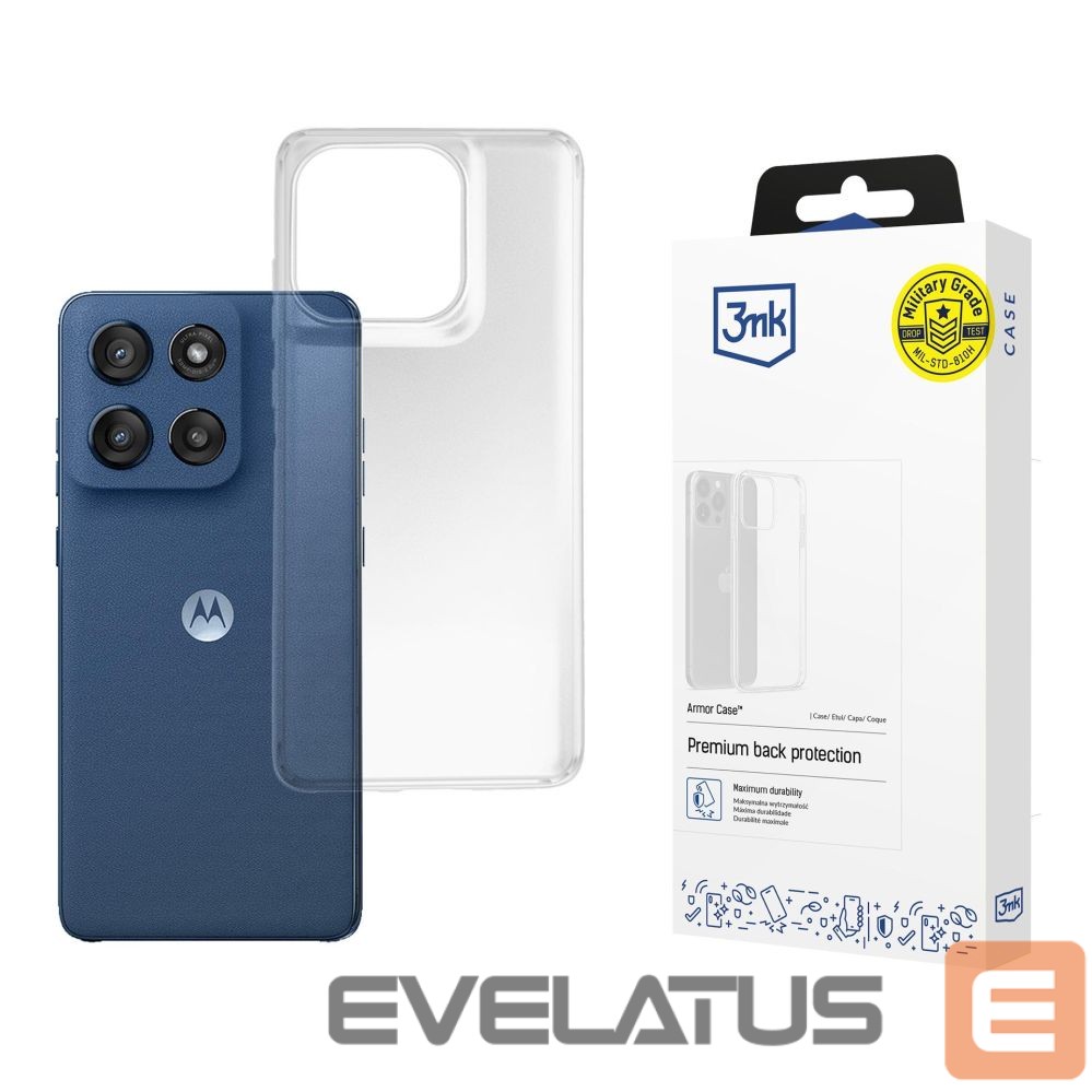 Muud kaubad 3MK 3mk Armor Case for Motorola Moto Edge 60 / 60 Fusion - Transparent