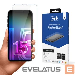 Muud kaubad 3MK  Hybrid glass 3mk FlexibleGlass v2.0 for Apple iPhone 15 Pro Max 