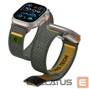 Muud kaubad Spigen  Spigen Athlex Air Strap for Apple Watch 44 / 45 / 46 / 49 mm - Green 
