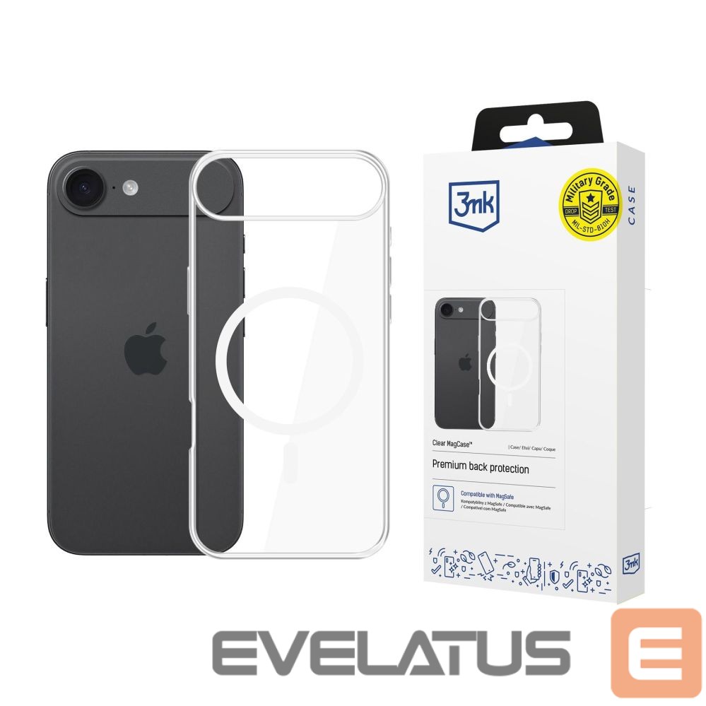 Muud kaubad 3MK 3mk Clear MagCase for Apple iPhone 17 Air - transparent