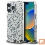 Tagakaaned Karl Lagerfeld  Karl Lagerfeld IML Karl Script Pattern MagSafe Case for iPhone 16 Pro Max - White 