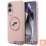 Muud kaubad Karl Lagerfeld  Karl Lagerfeld Silicone Nauble Heads And Circle MagSafe Case for Samsung Galaxy S25 Edge - Pink 