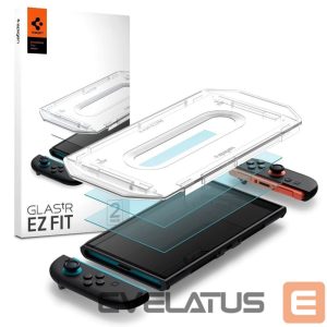 Muud kaubad Spigen  Spigen Glas.Tr ”EZ FIT” Tempered Glass 2-pack for Nintendo Switch 2 - Transparent 