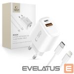 Muud kaubad Tech-Protect  Tech-Protect NCA30 PD 30W QC3.0 USB-A / USB-C Wall Charger + USB-C / Lightning Cable 100cm - White 