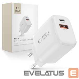 Muud kaubad Tech-Protect  Tech-Protect NCA20 PD 20W QC3.0 USB-A / USB-C Wall Charger - White 