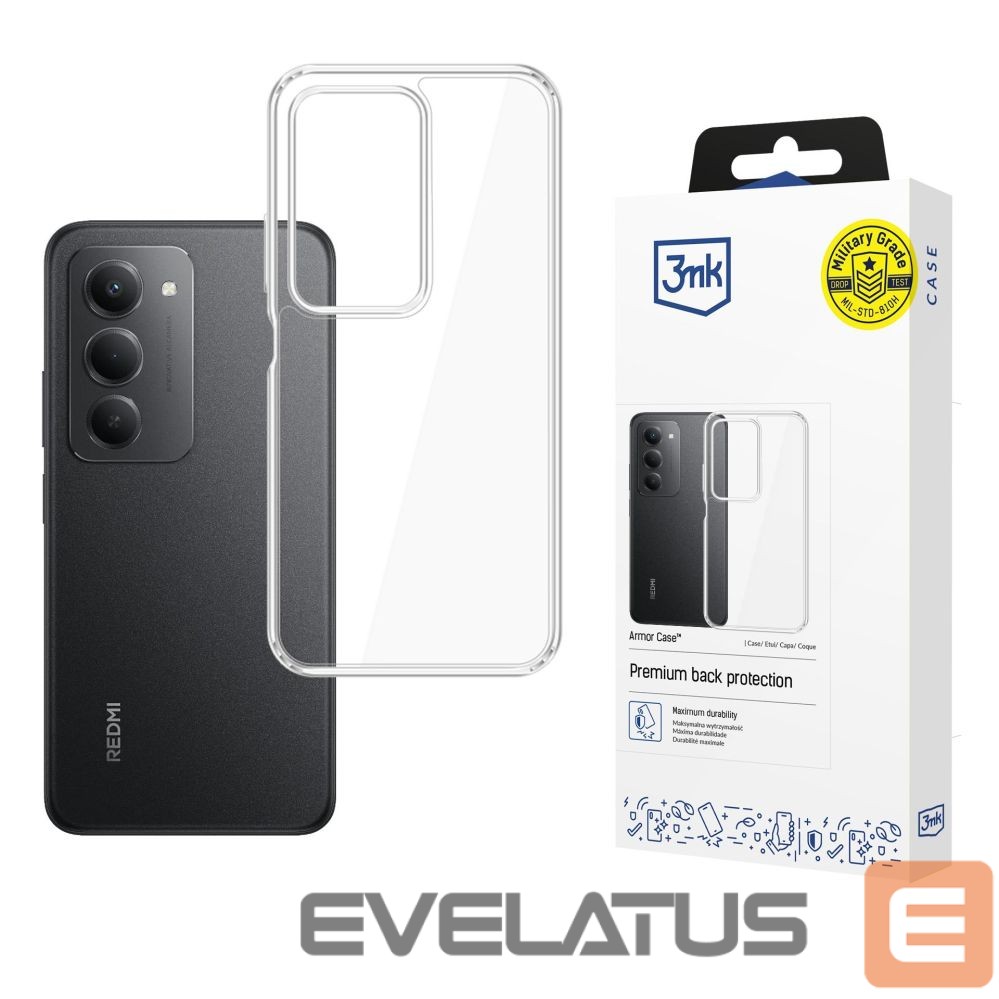 Muud kaubad 3MK 3mk Armor Case for Xiaomi Redmi 15 5G - transparent